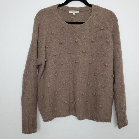 Madewell Sweaters - Madewell Womens Bobble Pullover Sweater Size XS Alpaca Wool Blend FLAW